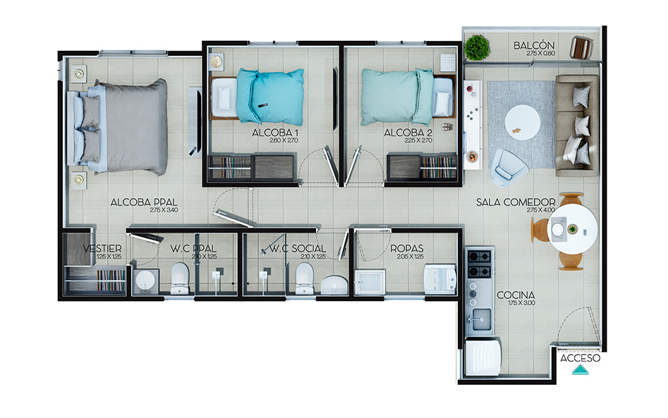 Apartamento C3