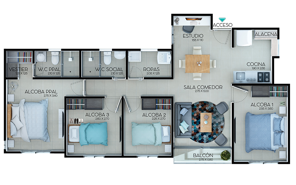 Apartamento C4